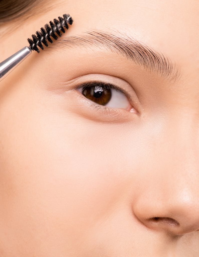 Woman Applying Mascara